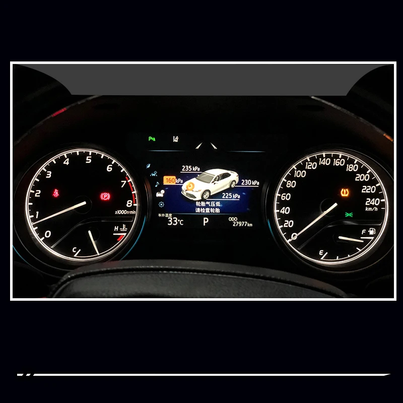 TPMS Tire Digital LCD Display Auto Security Alarm Tyre Pressure For Toyota Camry 2018 2019 2020 xv70 v 70