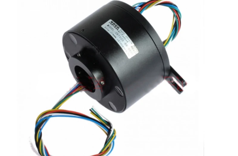 1PCS 2/4/6/8/12ch Wires 2A 10A Hollow Shaft Slip Ring Hole 5-38.1mm D22-99mm Conductive Rotary Joint Electric Slipring Connector |