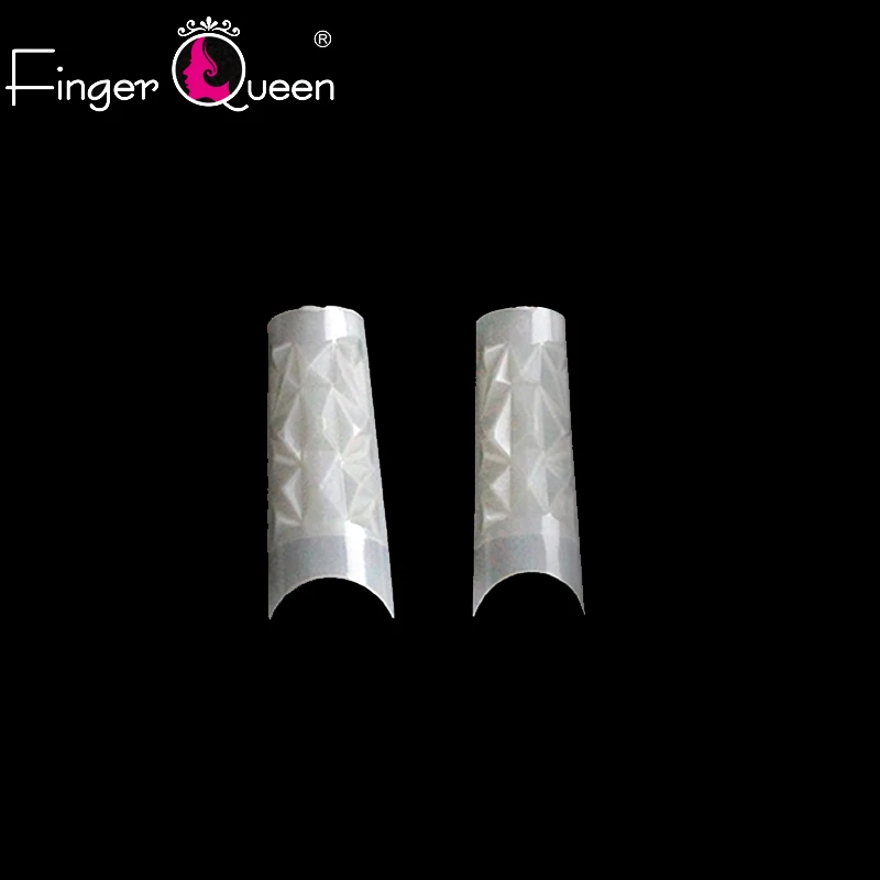 Fingerqueen 500 шт акриловые накладные ногти Советы полный/половина крышки советы гроб поддельные ногти УФ-гель для маникюра Дизайн ногтей украшения FQ841