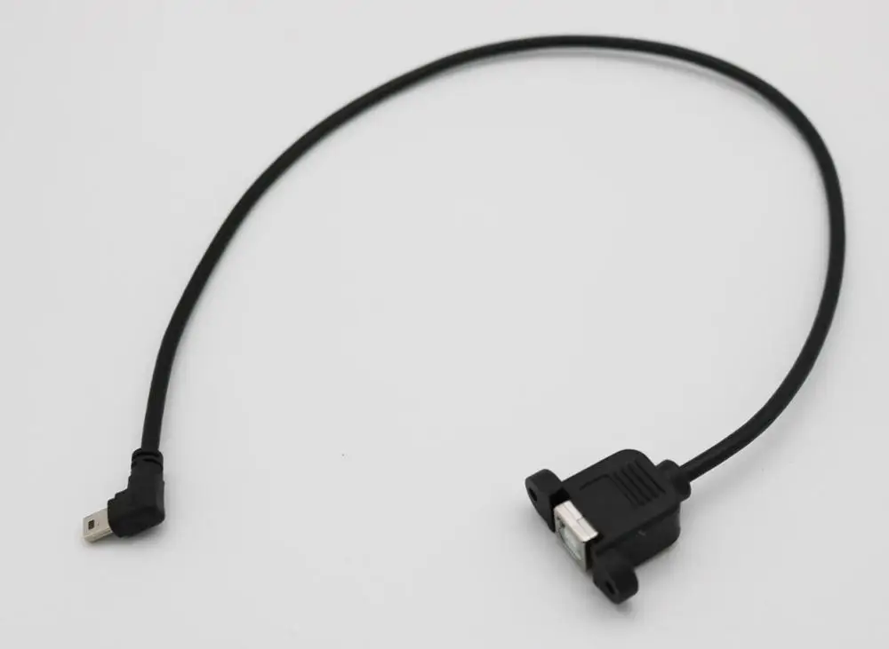 

10 шт., 5-контактный мини-удлинитель для USB 2,0 B, 50 см