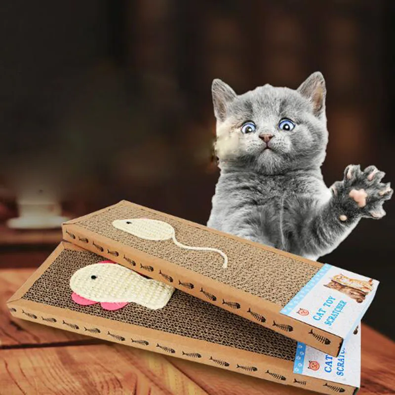 1 шт. Когтеточка для кошек, гофрированный картонный скребок для животных, скребок для кошек, обучающие игрушки для упражнений, товары для домашних животных