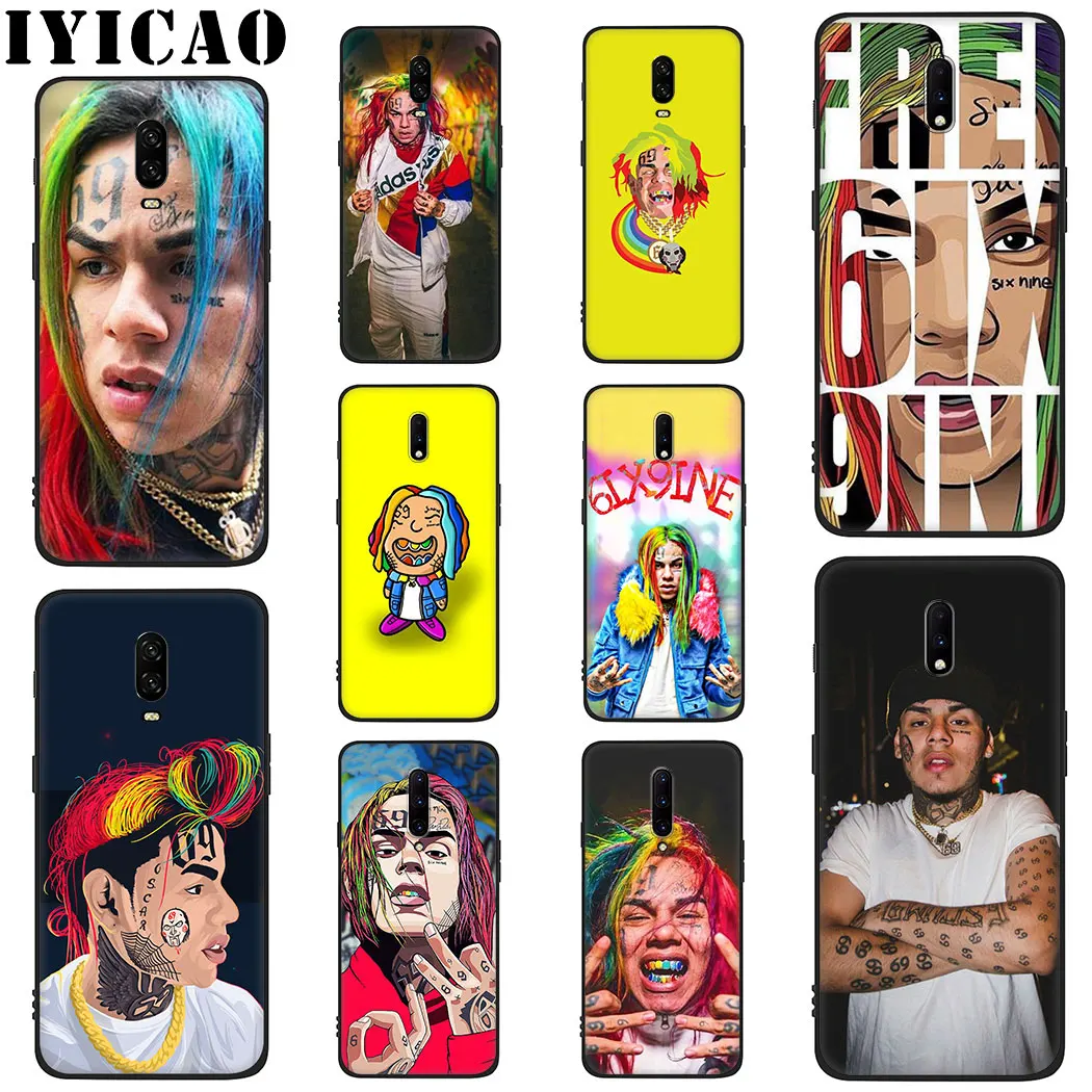 Hip Hop Rapper 69 6IX9INE Soft Silicone Case for oneplus 5 5t 6 6t 7 Pro TPU Cover |