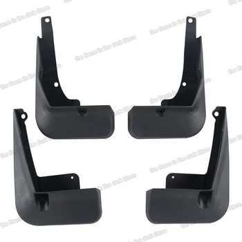 

lsrtw2017 engineering plastic abs car mudguards mud fender for toyota 2017 2018 2019 2020 black 4 pcs one set c-hr accessories