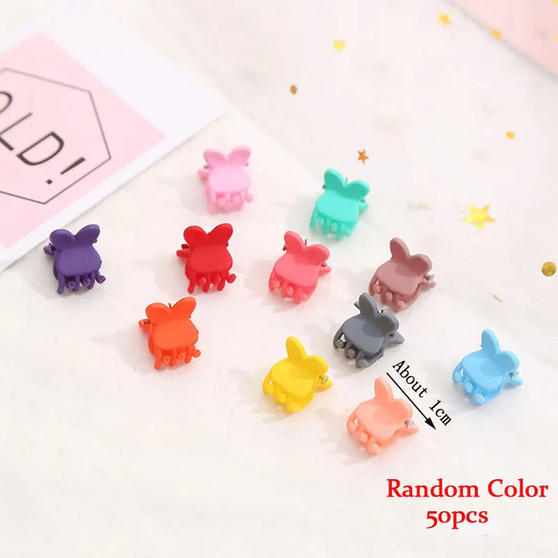 random 50pc rabbit M MISM 10 шт./20 шт./50 шт., заколки для волос разных цветов для женщин, заколки для волос с короной и звездой, заколки для волос, головные уборы для свадебной вечеринки - Цвет: random 50pc rabbit