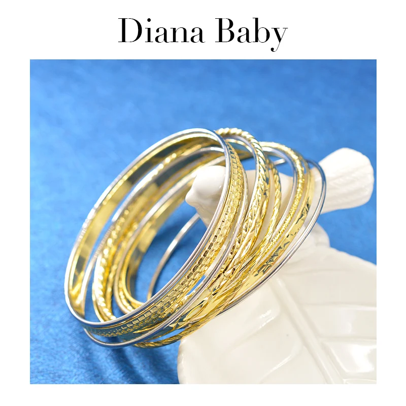 Diana Baby Jewelry Classic Findings Big Round Bangle For Women High Quality Bracelet Party Wedding | Украшения и аксессуары