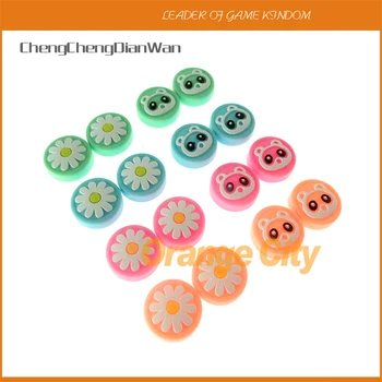 

50pcs Joystick Cover Thumb Stick Grip Cap For Nintend Switch NS Lite Controller Gamepad Thumbstick Flower Bear Case
