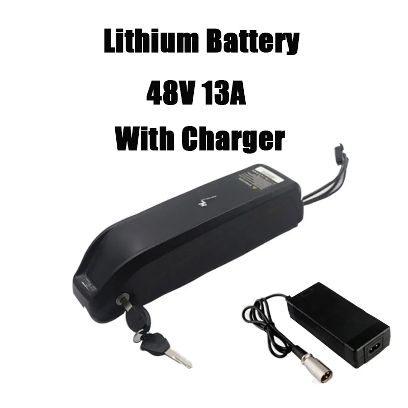 36 в 48 в 52 в Hailong литиевая батарея для электровелосипеда 10-21A LG SamSung Ebike батарея Hailong батарея Velo электрик - Цвет: 48V13A with charger