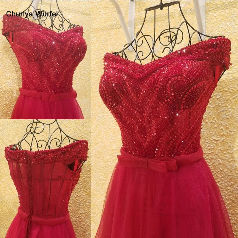 Xl9542 vestido de festa красное платье для выпускного вечера с v образным вырезом открытыми