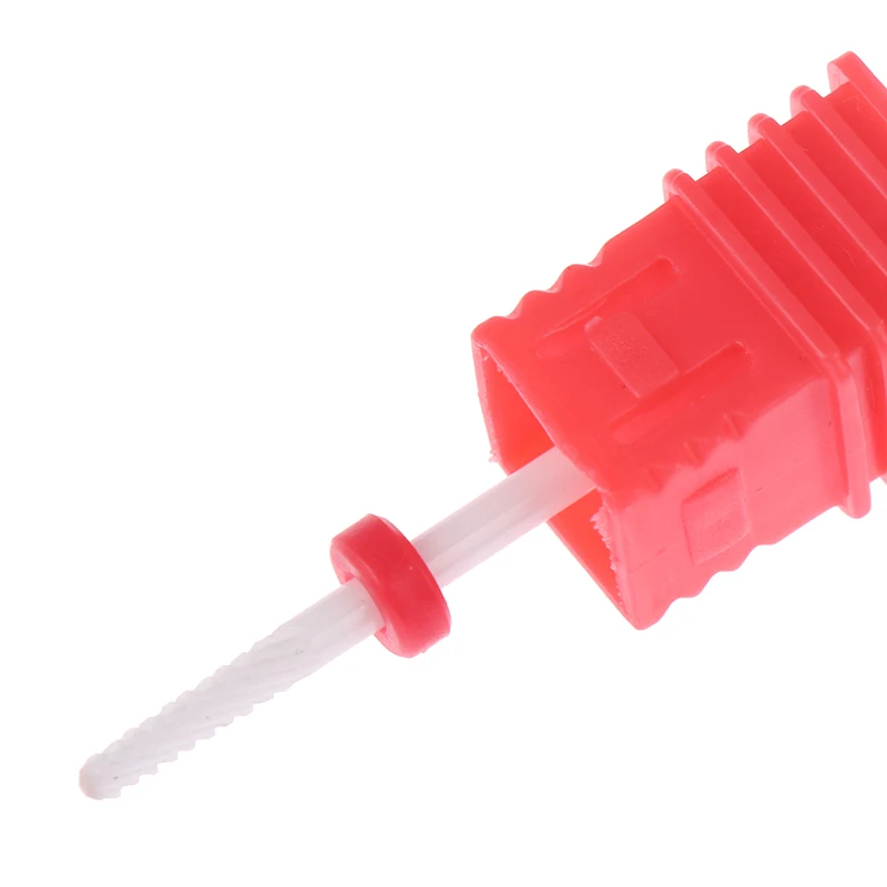 1 PC 3/3" Ceramic Nail Drill Bit Bullet Style Electric Rotary Nail File Nail Art Tools Nail Cleaner Salon Bits