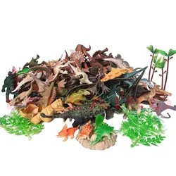 Dinosaurios de simulación para niños, animales salvajes, Tiranosaurio Rex, Wyvern, Velociraptor, Estegosaurio, Juguetes