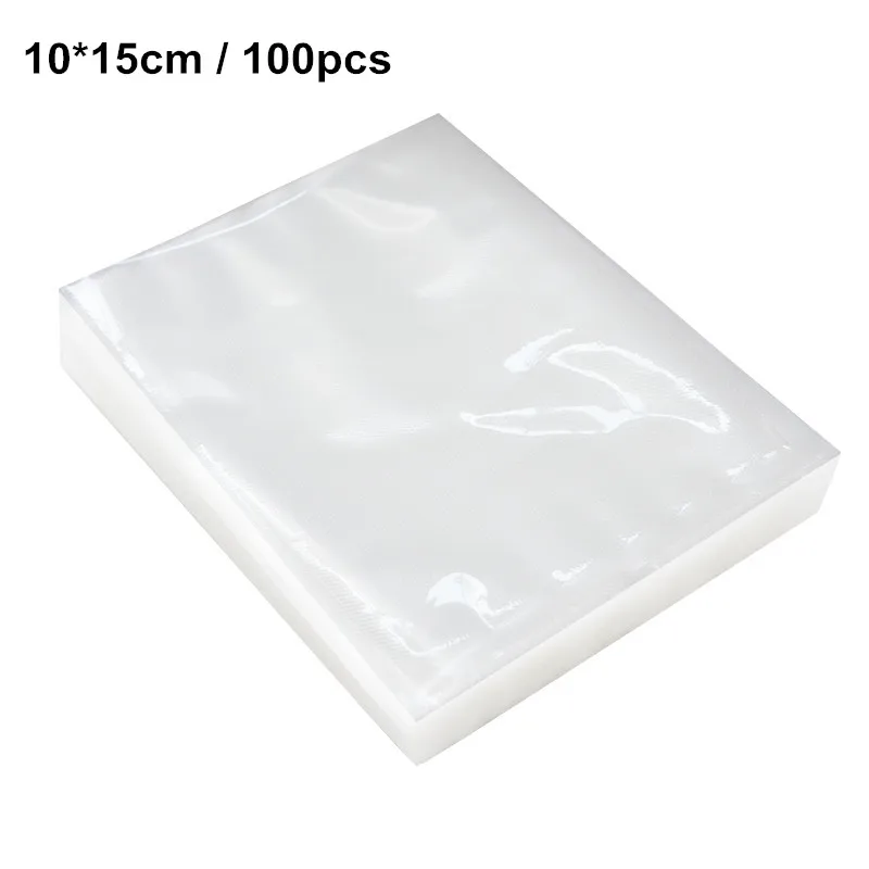 10x15cm 100pcs Tintonlife 100 шт./лот вакуумные пакеты для пищевых продуктов, вакуумная упаковочная машина, мешок для хранения продуктов с пищевым материалом - Цвет: 10x15cm 100pcs