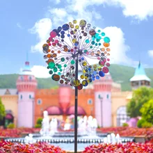 Outdoor Decoration European Windmill Decoration Iron Garden Creative Rotating Floor Home Gardening Crafts Landscaping Decor