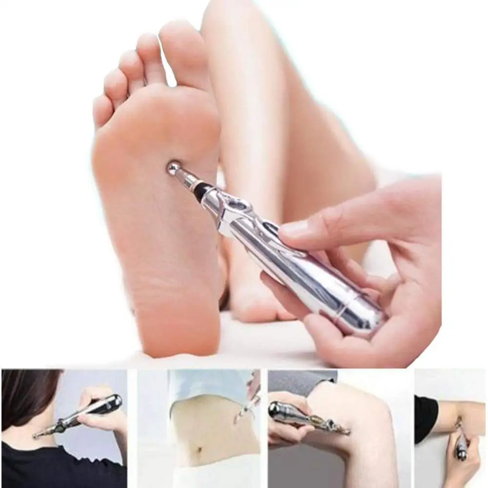 

Russian manual Dropshipping Electronic Acupuncture Pen Pain Relief Therapy Meridian Energy Heal Body Back Neck Leg Massage