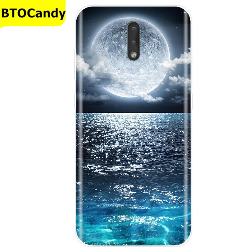 For Nokia 2.3 Case TA-1211 TA-1214 TA-1206 TA-1209 Case for Nokia 2.3 Nokia2.3 Case Silicone Cover Painted Soft TPU Fundas Bags leather phone wallet Cases & Covers