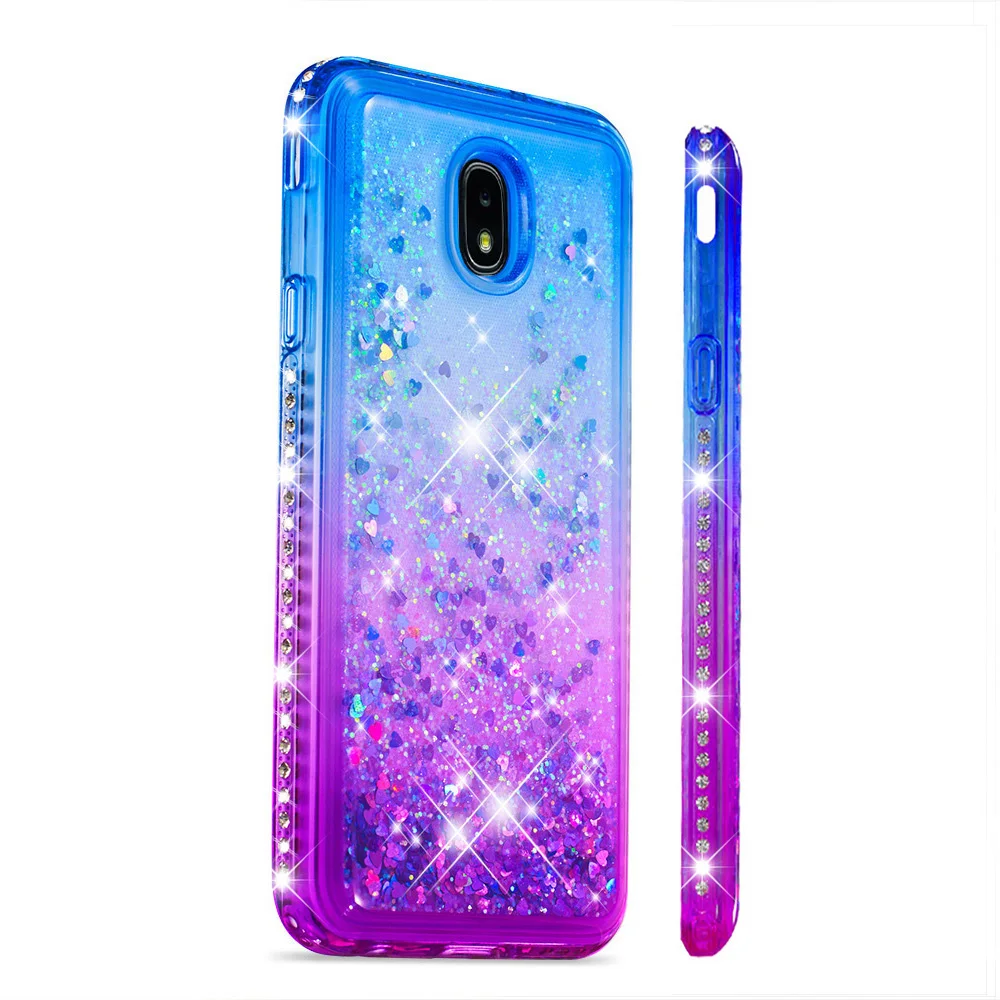 Чехол бампер из ТПУ с градиентом зыбучим песком для Samsung Galaxy J3 J4 J5 J6 J7 2018 2017 Plus Premium