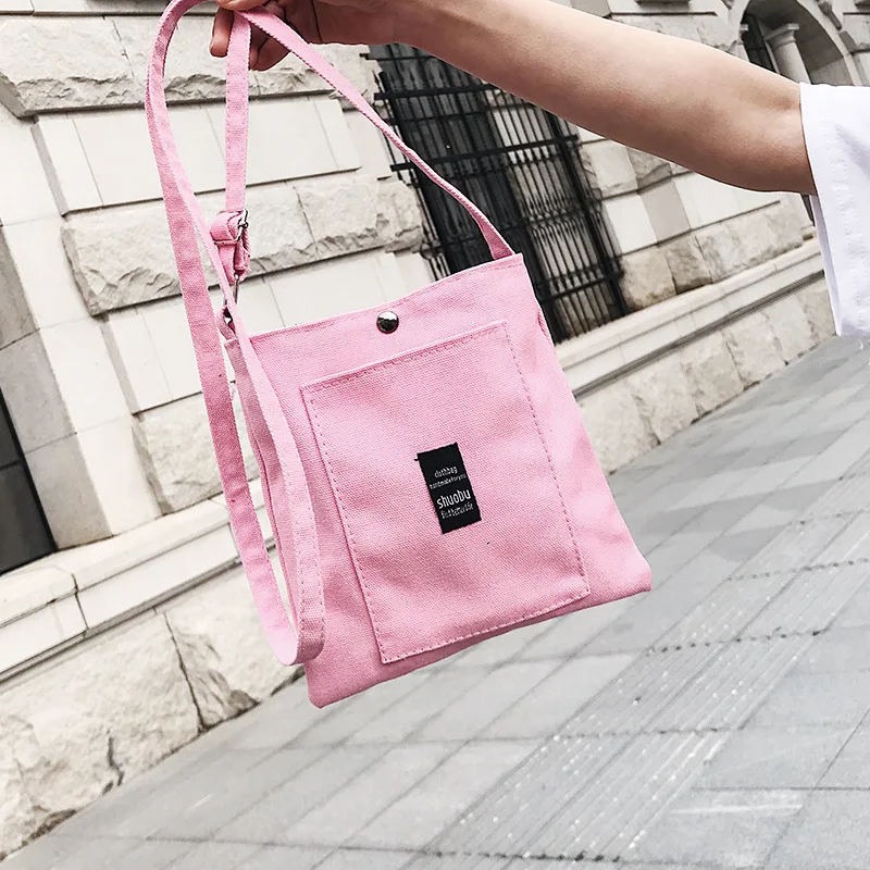 

Canvas Bag 2019-Simple Canvas Shoulder Bag Students Will with Book Bag Run-