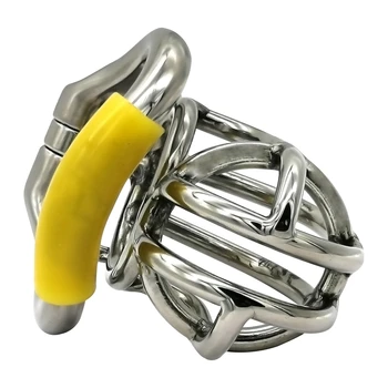 Ergonomic Stainless Steel Stealth Lock Male Chastity Device,Cock Cage,Penis Lock,Cock Ring,Chastity Belt,S056 5