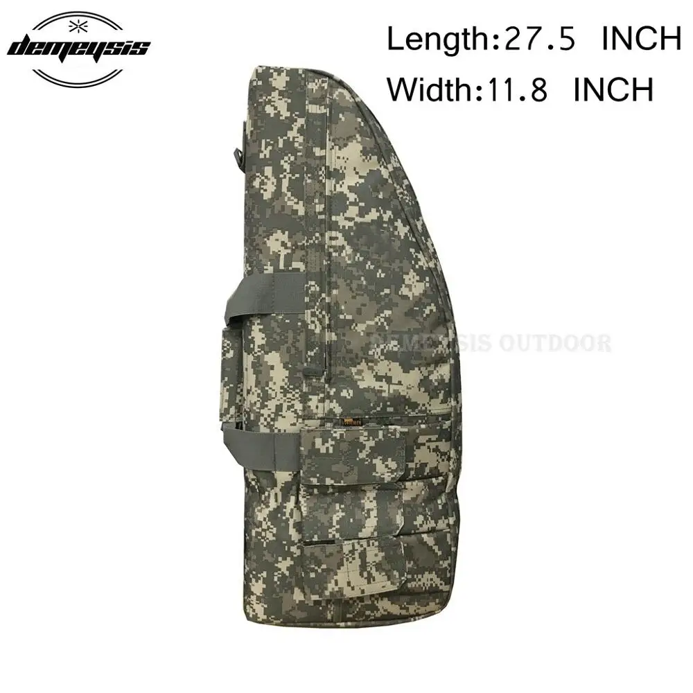 27.5inch acu 27,5 дюймов сумка для переноски винтовки с плечевым ремнем армейский страйкбол 70 см 95 см 120 см защитный чехол для игрового пистолета CS - Цвет: 27.5inch acu