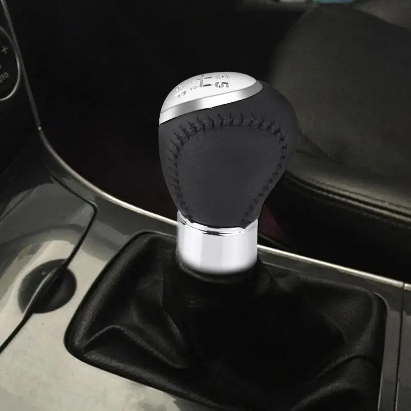 Из искусственной кожи авто 5 скоростей Ручка переключения передач головка для Mazda 3 5 6 323 626 RX8 авто Замена переключения передач Ручка автомобильный Стайлинг