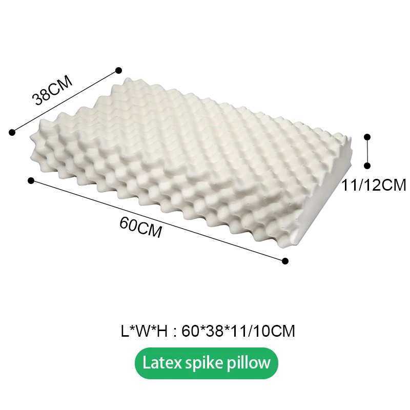 Таиланд чистый натуральный латекс подушка для коррекции шеи Защита позвонков здоровье Ортопедическая подушка Натуральная Детская латексная подушка - Цвет: 005