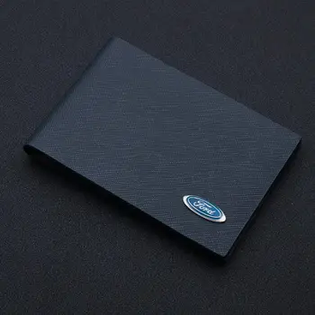 

2020 For Ford Ultra-thin Driver's License Leather Cover Men's Driving License Credit Id Card Holder Bag Women's Tarjetero