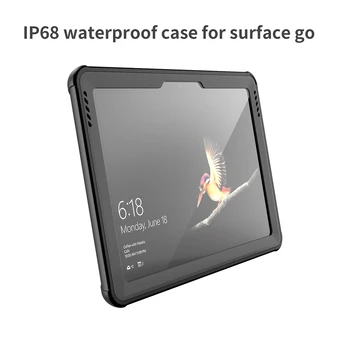 

for Microsoft Surface go IP68 Waterproof Case cover Protector for Microsoft Surface Go PC+TPU Protectors case