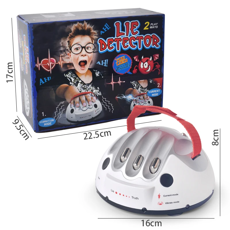 Новинка, электрошок, Молниеносная Реакция, игровой автомат, игрушка в подарок - Цвет: lie detector toy