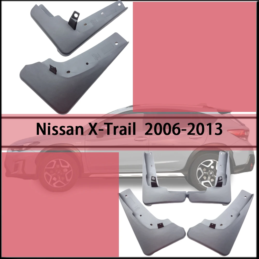 

For Nissan Nissan X-Trail 2006-2013 Fender Guards mudguard Mud flap mud splash Mud Flaps Car Accessories splash guards