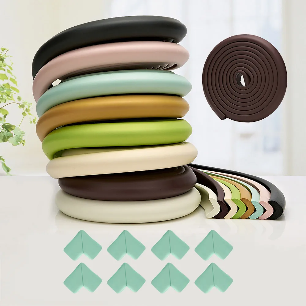 5M Baby Safety Protection Corner Kids Table Desk Furniture Corner Protection Soft Children Crash Protector Angle Protection Tape