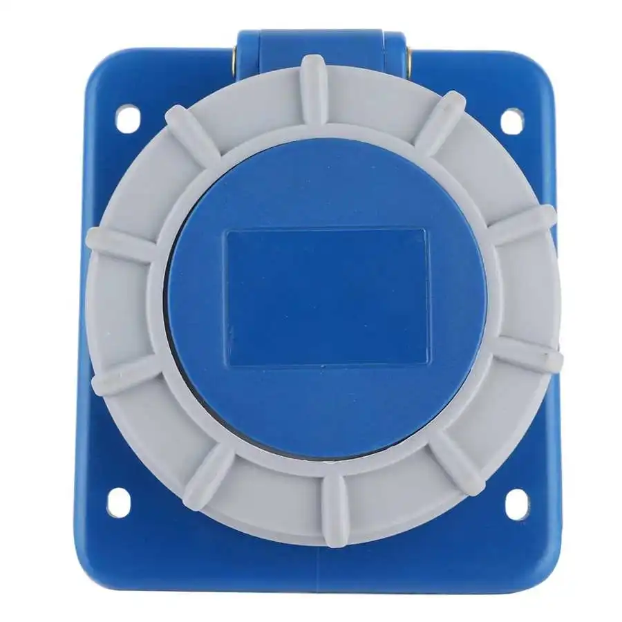 Boat Shore Power Socket with Gasket IP67 Waterproof 16A 220‑250V For