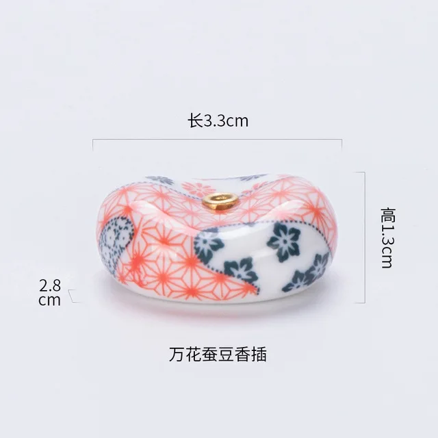 Caja de 50 varitas de incienso japonés con su soporte de cerámica