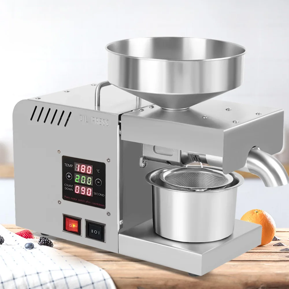 

Electric Oil Press Machine Stainless Steel Cold and Hot Pressing