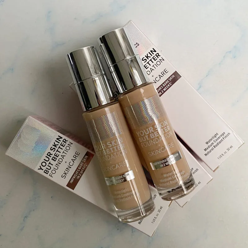 

10 pcs/lot Your Skin But Better Foundation Skincare Base Skin Waterlight Coverage Natural Finish Liquid Foundation