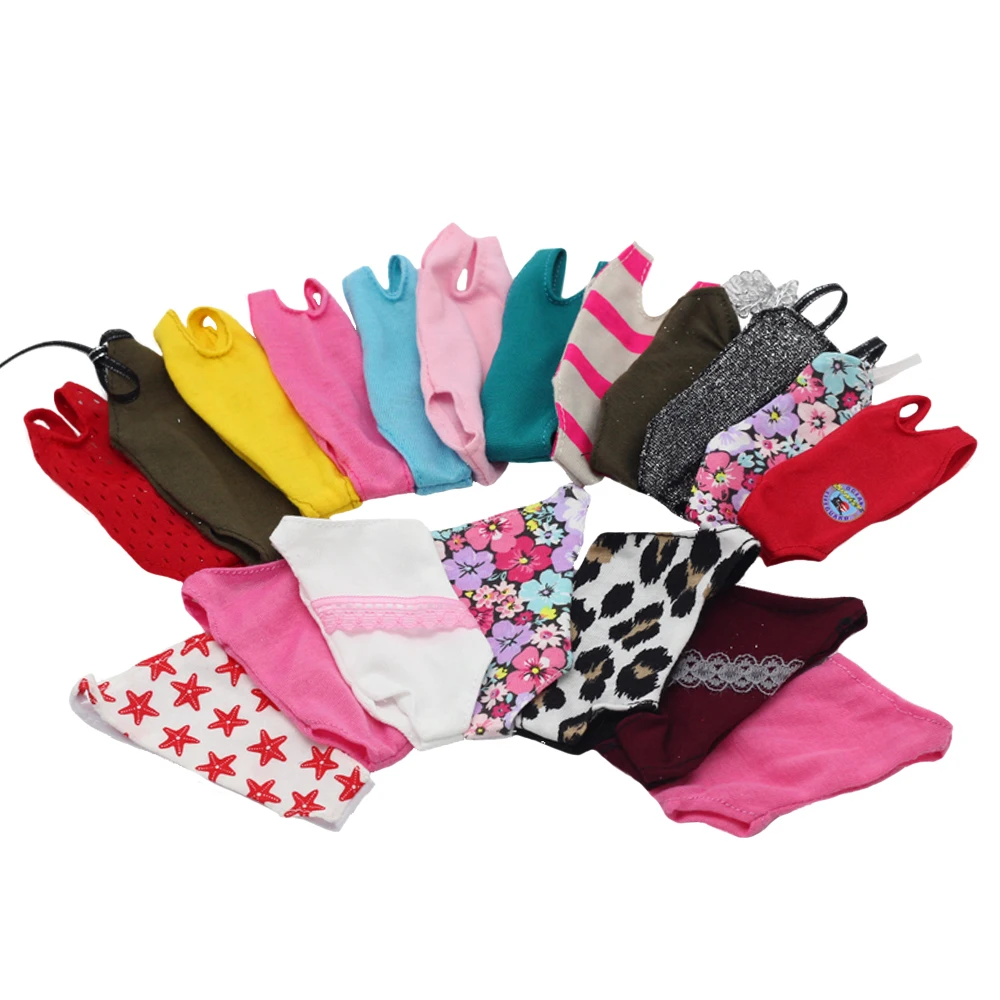 5 Beach Bathing Clothes Swimsuit Outfits Dress For 1/6 30cm Doll Swimwears clothes eg032 Doll Accessories Doll Clothes