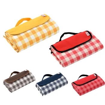 

Travel Picnic Carpet Waterproof Foldable Outdoor Camping Mat Large Outdoor Picnic Mat Plaid Beach Blanket Baby Multiplayer Mats