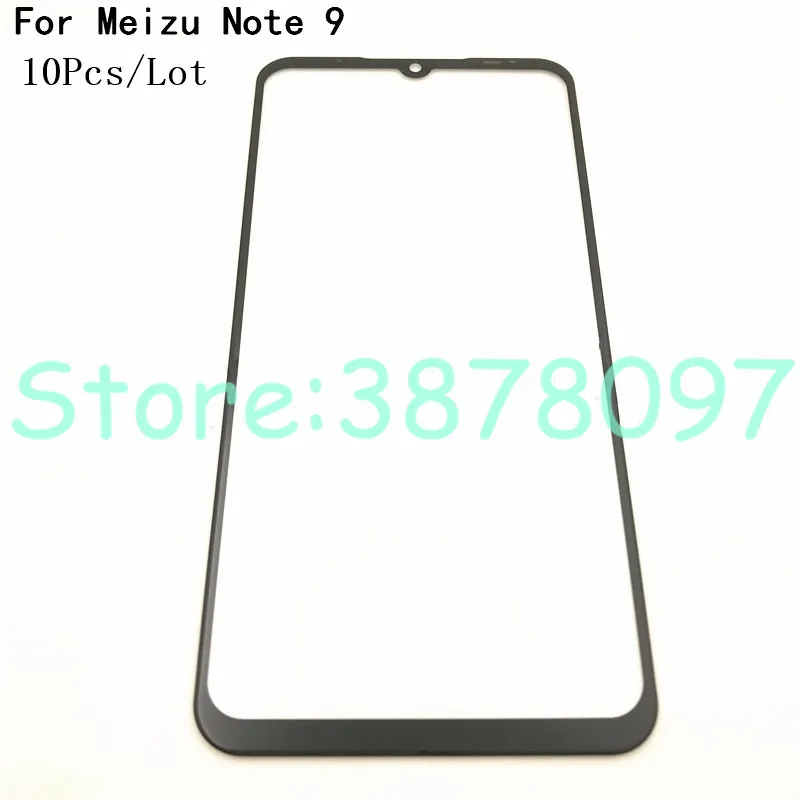 10 шт./лот, новинка, 6,2 дюйма, для Meizu Note 9, Meilan, Note9, M923Q, переднее стекло, объектив для экрана, Передний сенсорный экран, стекло, внешняя линза
