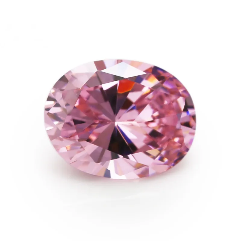 Loose Gemstones Unheated 56.58ct VVS Pink Zircon 18X25mm Oval Cut AAAA+