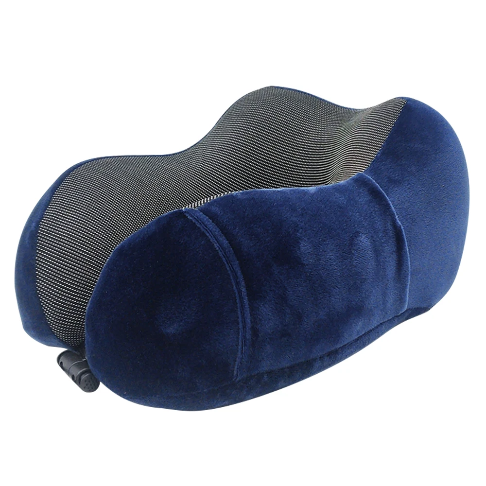 Travel Pillow U-shape Memory Foam Neck Pillows Relieve Pressure Headrest Comfortable Sleep Home Textile With Storage Bag