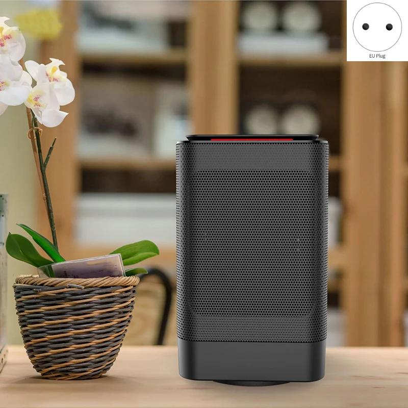 

Portable Electric Heater 900W 220V Table Desk Handy Air Warmer Cooler Summer Air Vent Fan for Home Office Gift EU Plug