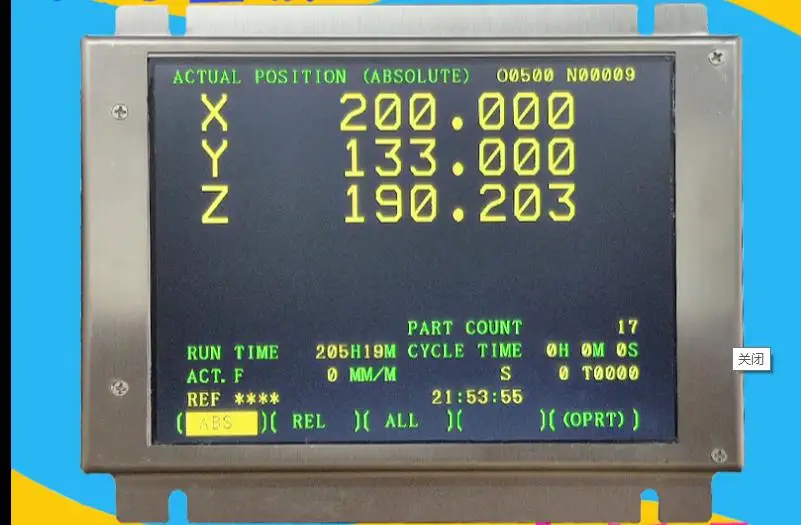 Φ совместимый ЖК-дисплей 9 дюймов для станка с ЧПУ замена CRT монитора есть в