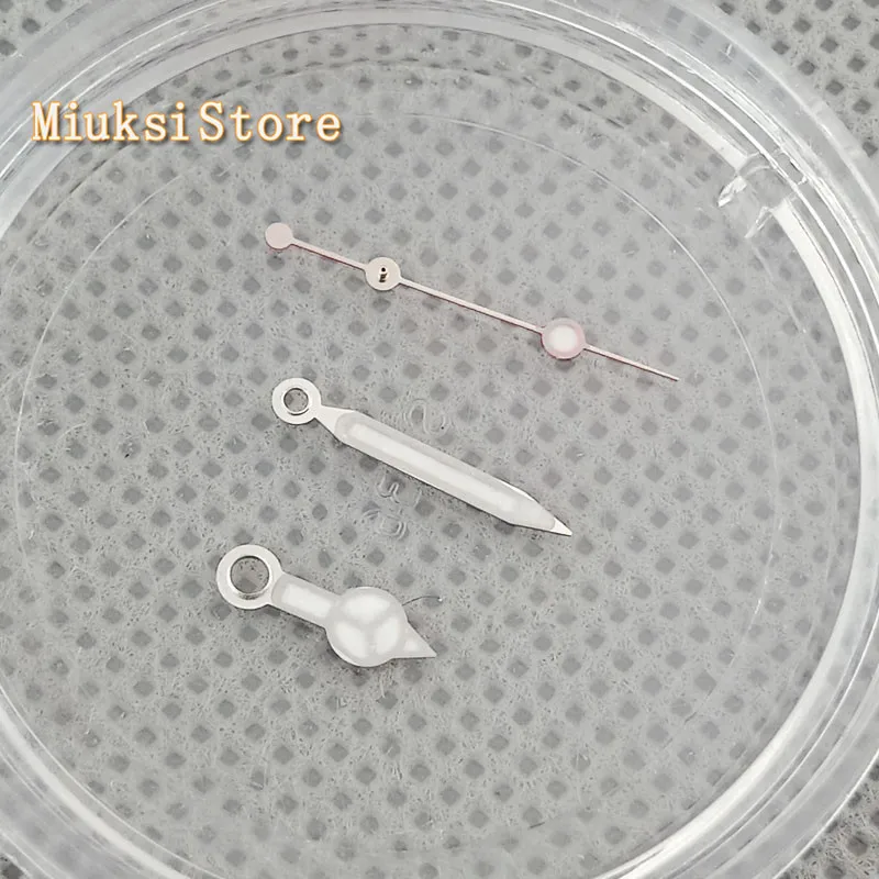 1 комплект Светящиеся стрелки часов подходят Mingzhu DG2813, Mingzhu DG3804 miyota 8215,8205 82 серии автоматический механизм