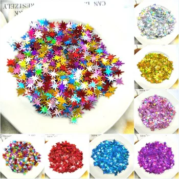 

Ultra-thin 10mm Star Sequins Laser Glittering 3D Nail Sequin PailletteS Eo-Friendly PET Loose Sequin Nails Art Decorations 10g