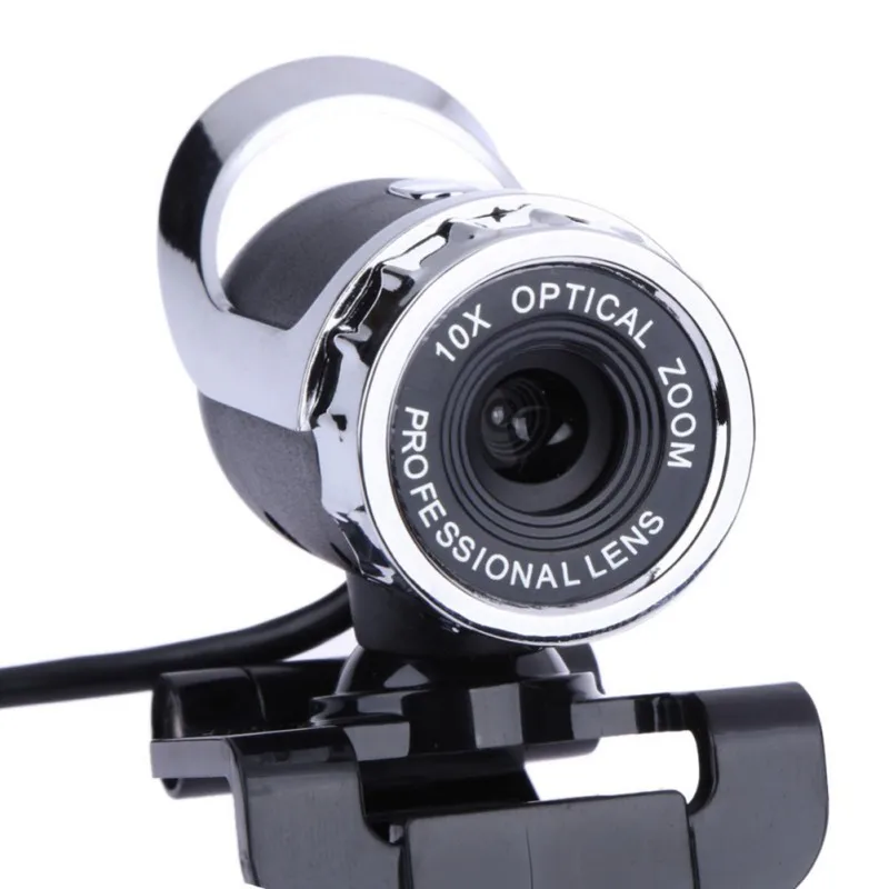 

USB High Definition Webcam 360Degree 0.3/12MP 30fps Camera MIC Clip-on for Skype Youtube Computer PC Laptop Notebook Web Cam