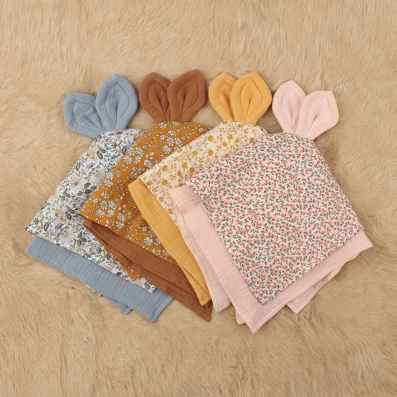 Baby Cartoon Bunny Soothe Appease Towel Appease Doll For Newborn Soft Comforting Towel Sleeping Toy Gift