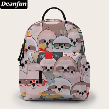 

Deanfun Mini Backpack Funny Sloth Printed School Backpack Small Backpack For Women And Girls Dropshipping DMNSB-16
