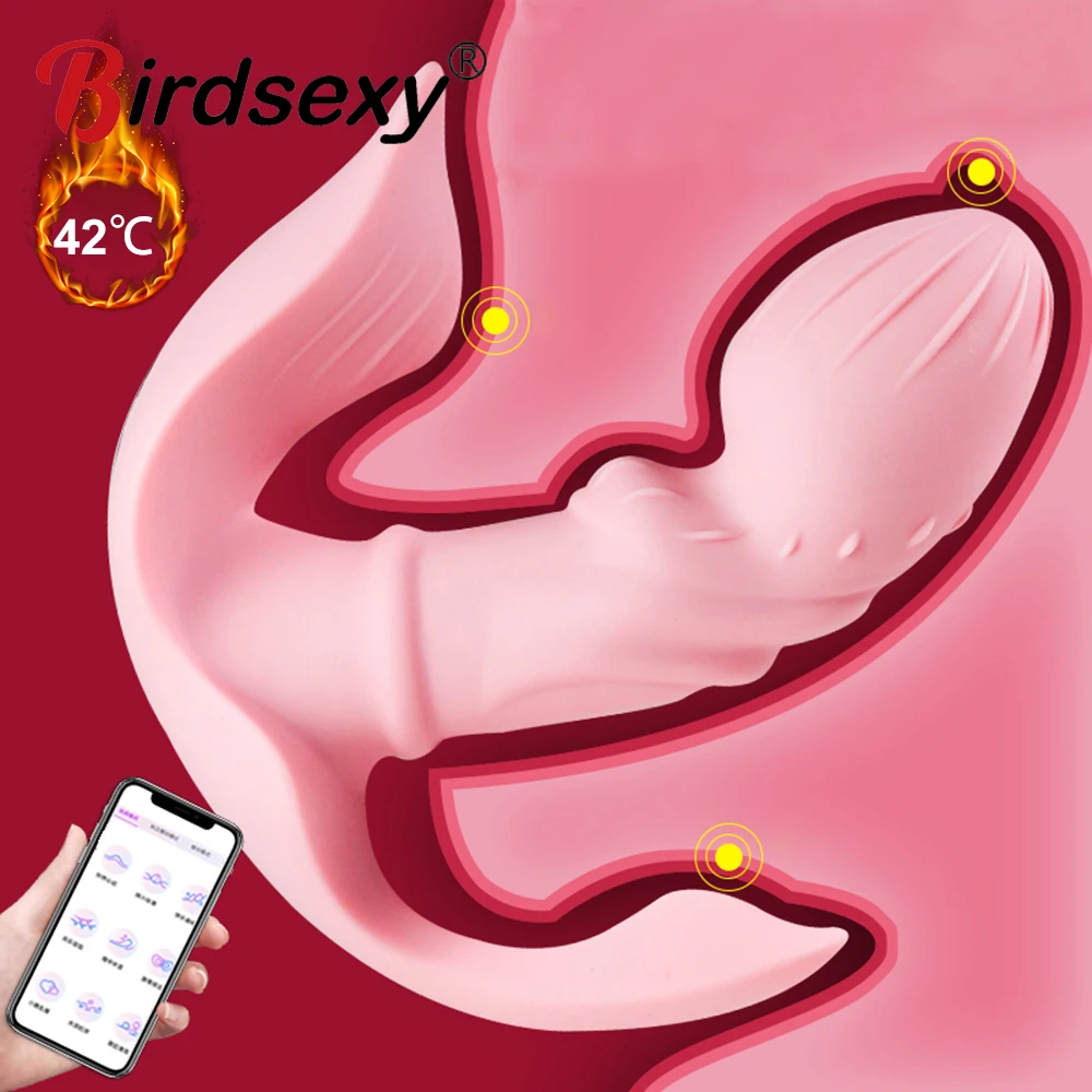 Bluetooth женский вибратор фаллоимитатор интимные игрушки для женщин одежда