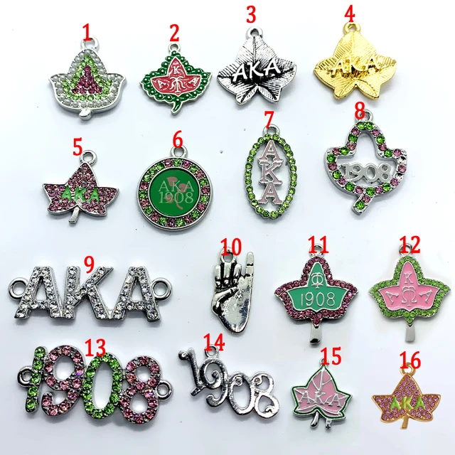 Brooch For Women Drop Shipping Greek Sorority AKA Letter Lapel Pin