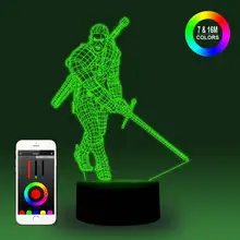 NiteApps 3D Witcher ночной Светильник стол Иллюзия украшения лампы праздничный подарок на день рождения(в том числе от приложений сенсорного Управление