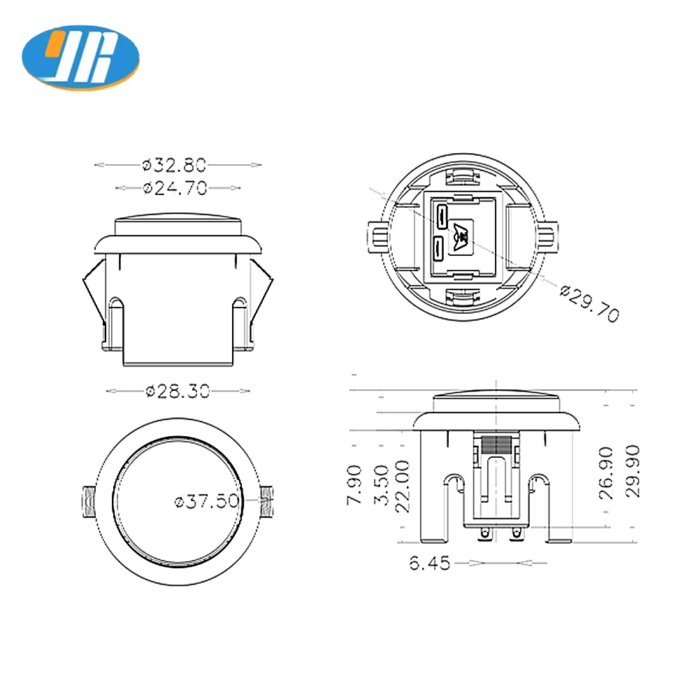 Шт/PS2/PS3/XBOX360 для windows 4 в 1 USB энкодер+ 4way аркадный джойстик+ SANWA 30& 24 мм Кнопка+ кабель для PCB