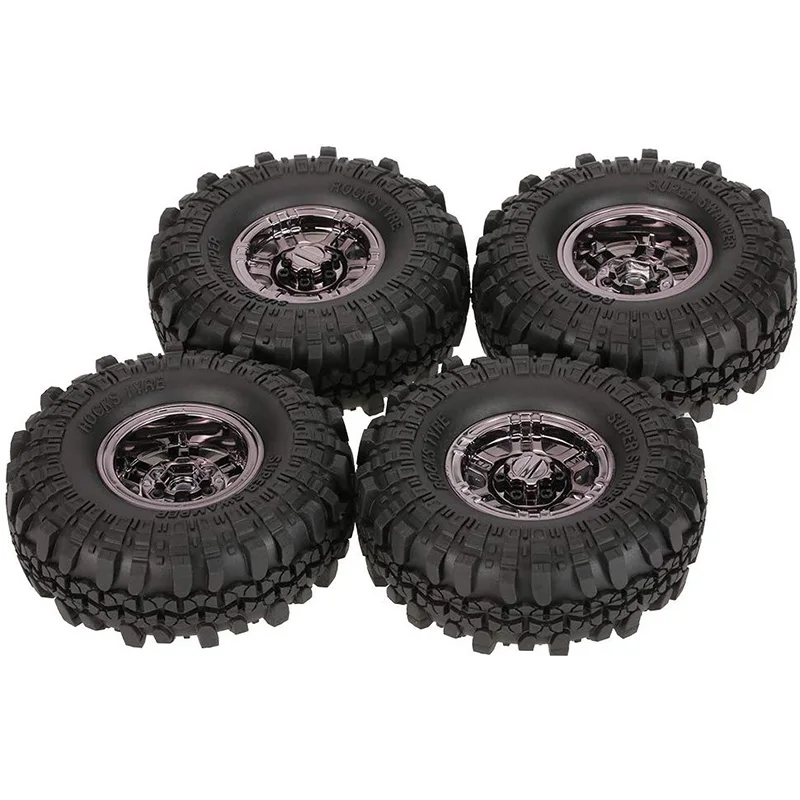 

4Pcs AX-4020F 1.9 Inch 110mm Rock Crawler Tire Wheel with Solid Beadlock Wheel Rim for 1/10 Traxxas AXIAL RC4WD TF2 RC Car-Hot